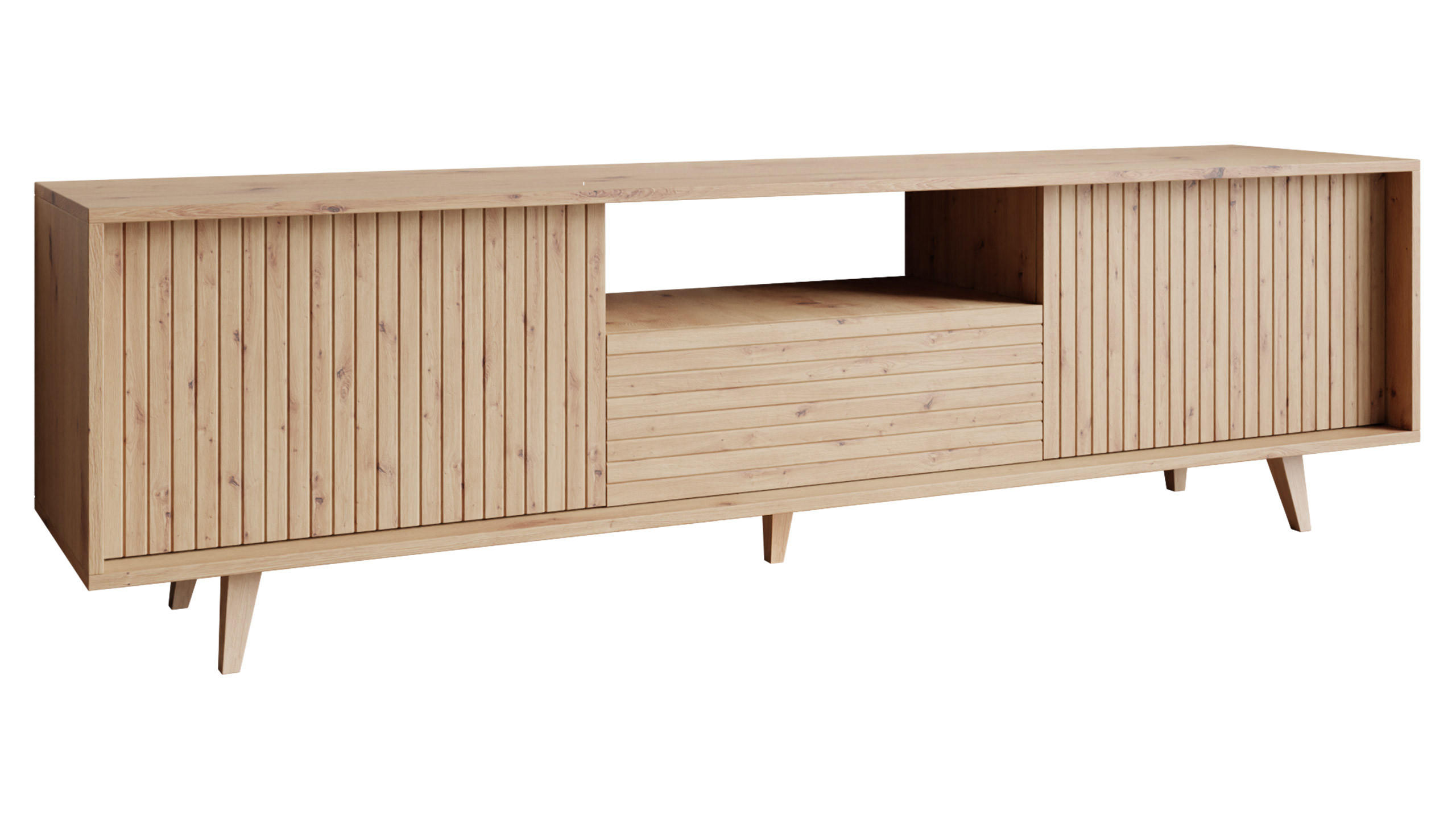 TV-ELEMENT Ferido - Beige, Holzwerkstoff (180/52/40cm) - MIRJAN24