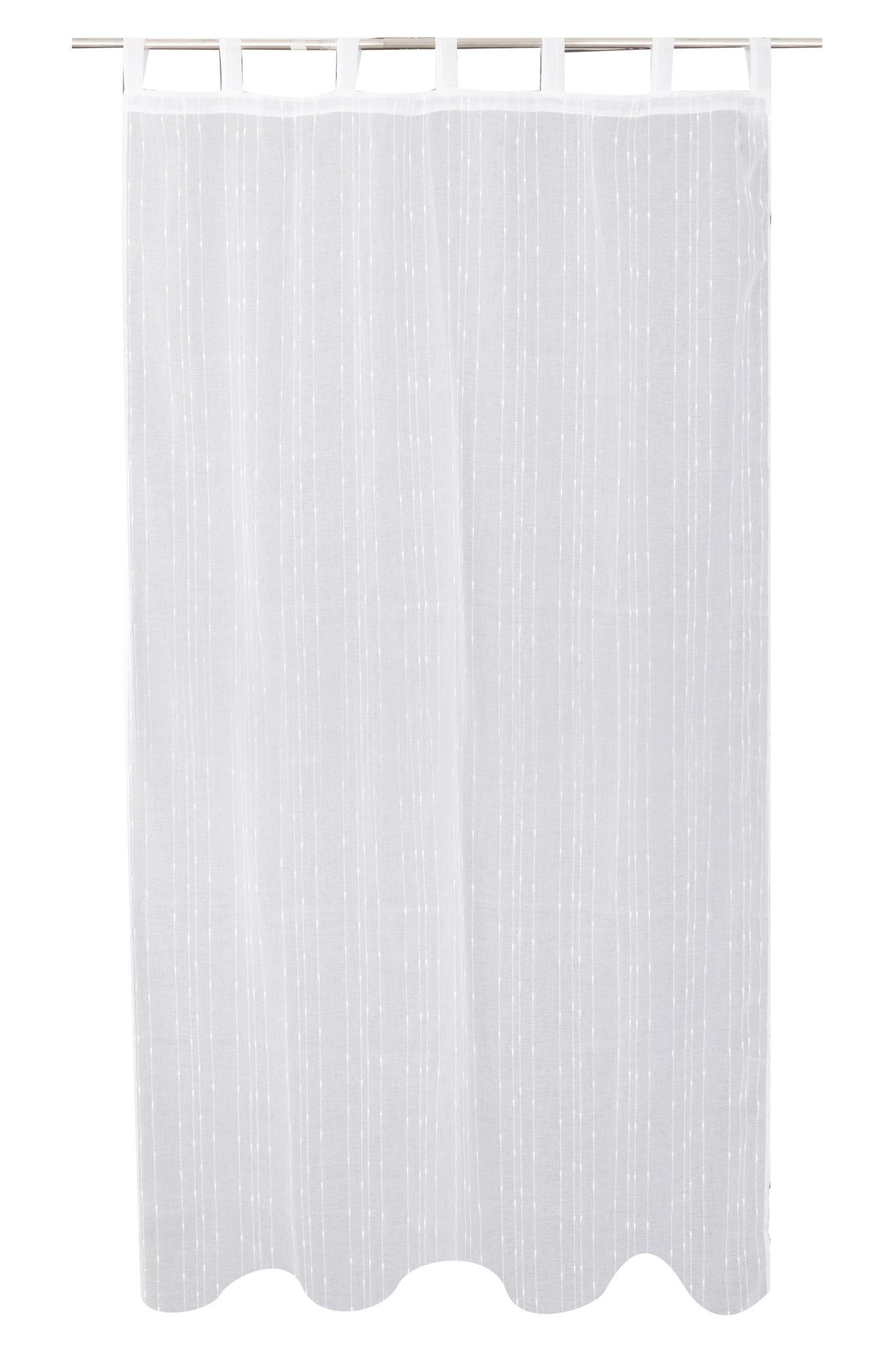VORHANG Ravana - Weiß, Textil (140/1/250cm) - home&you