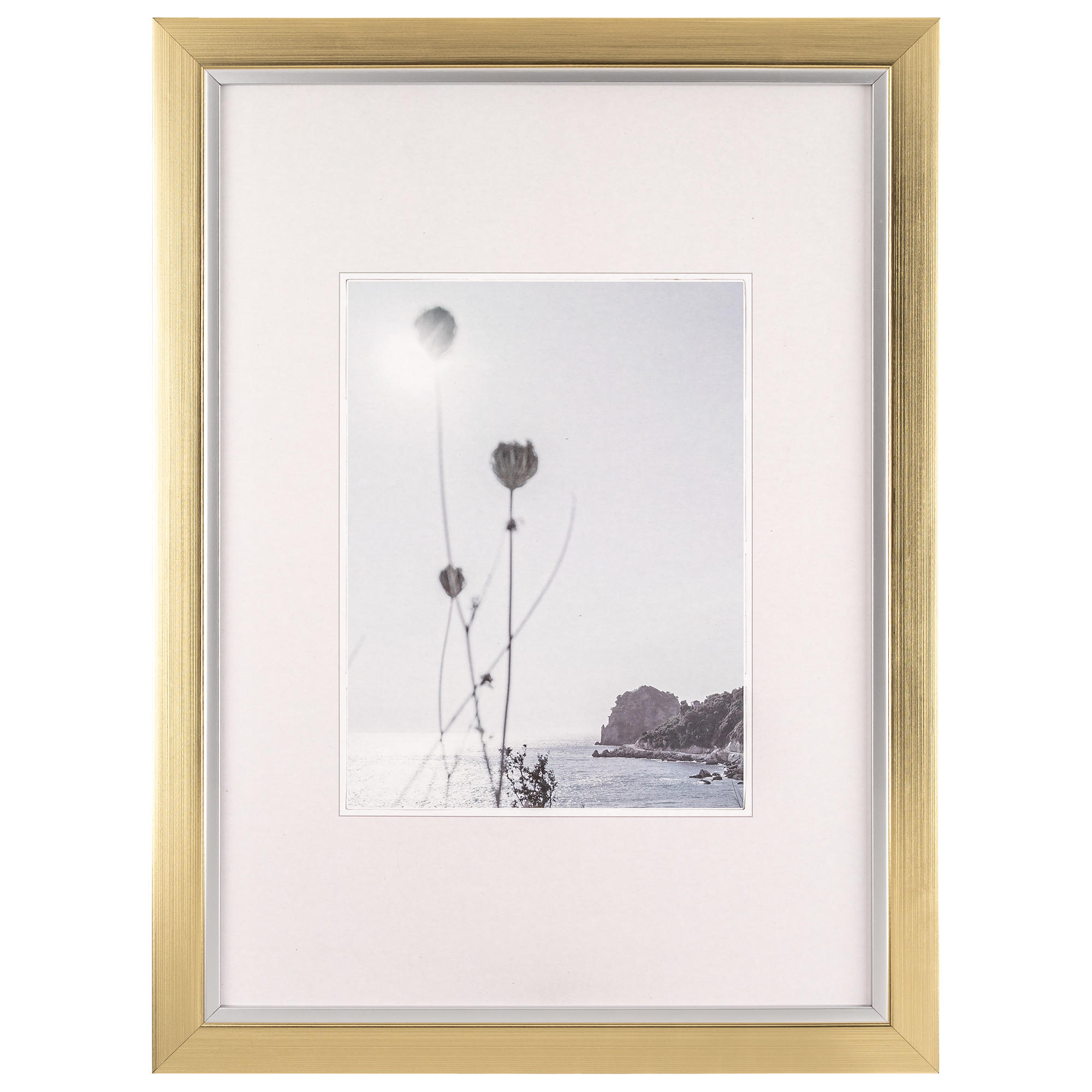 walther design Bilderrahmen Champagner 32x44x2 cm