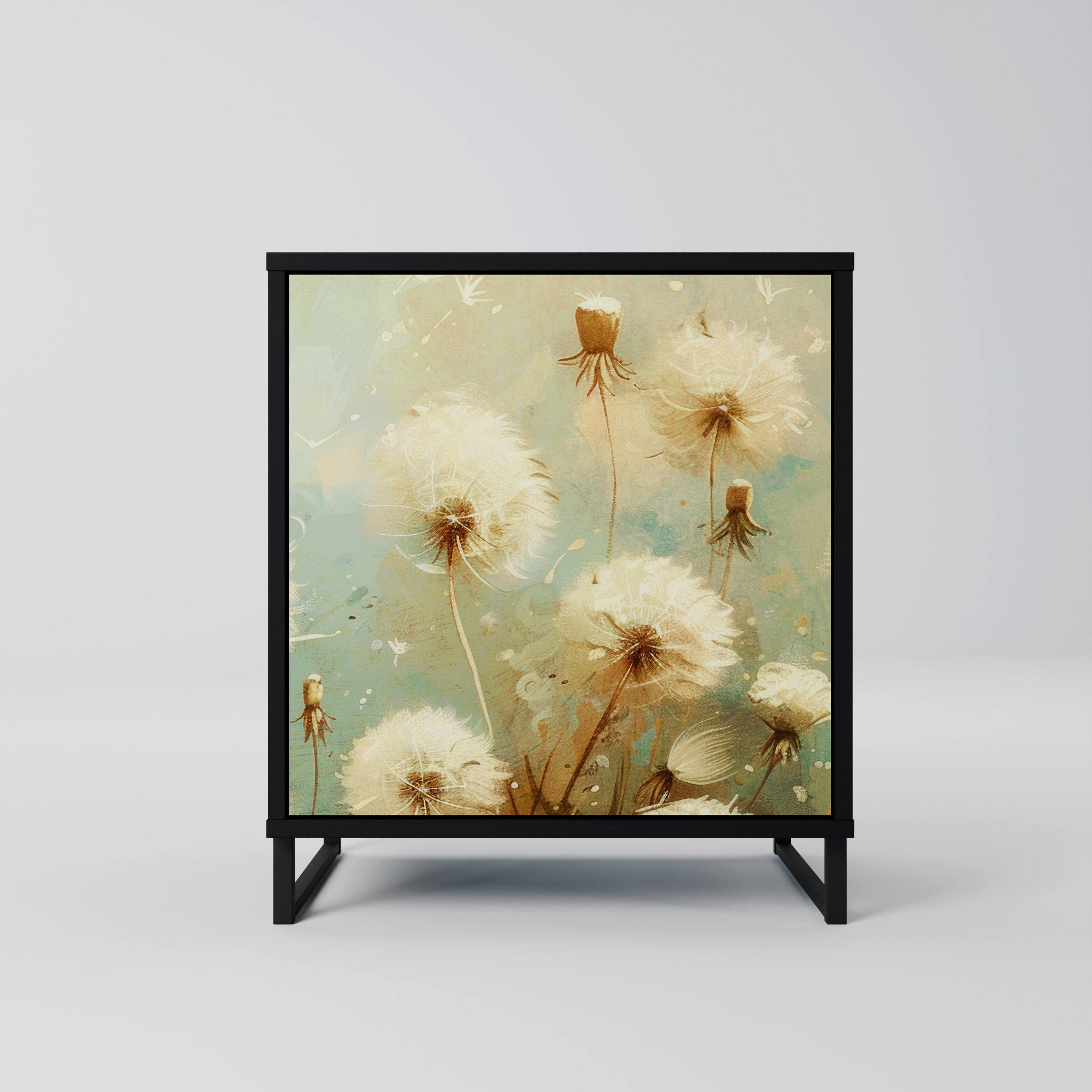 SpaceRebels Sideboard Schwarz 57.5x67.5x42 cm