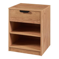 NACHTTISCH Varkaus - Eichefarben, Holzwerkstoff (43/55/40cm) - [en.casa]