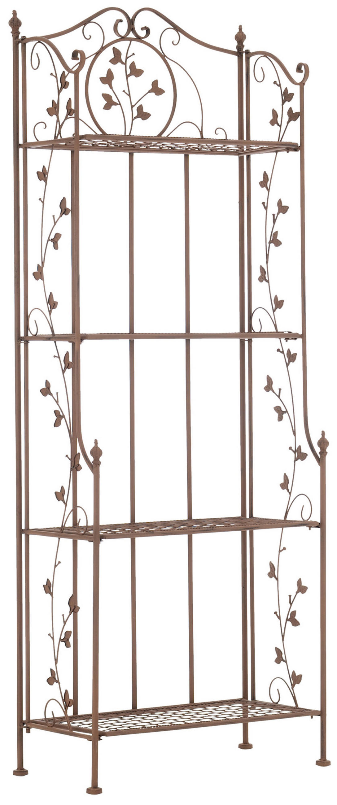 STANDREGAL Aaron antik braun - Braun, Metall (60/158/33cm) - TPFGarden