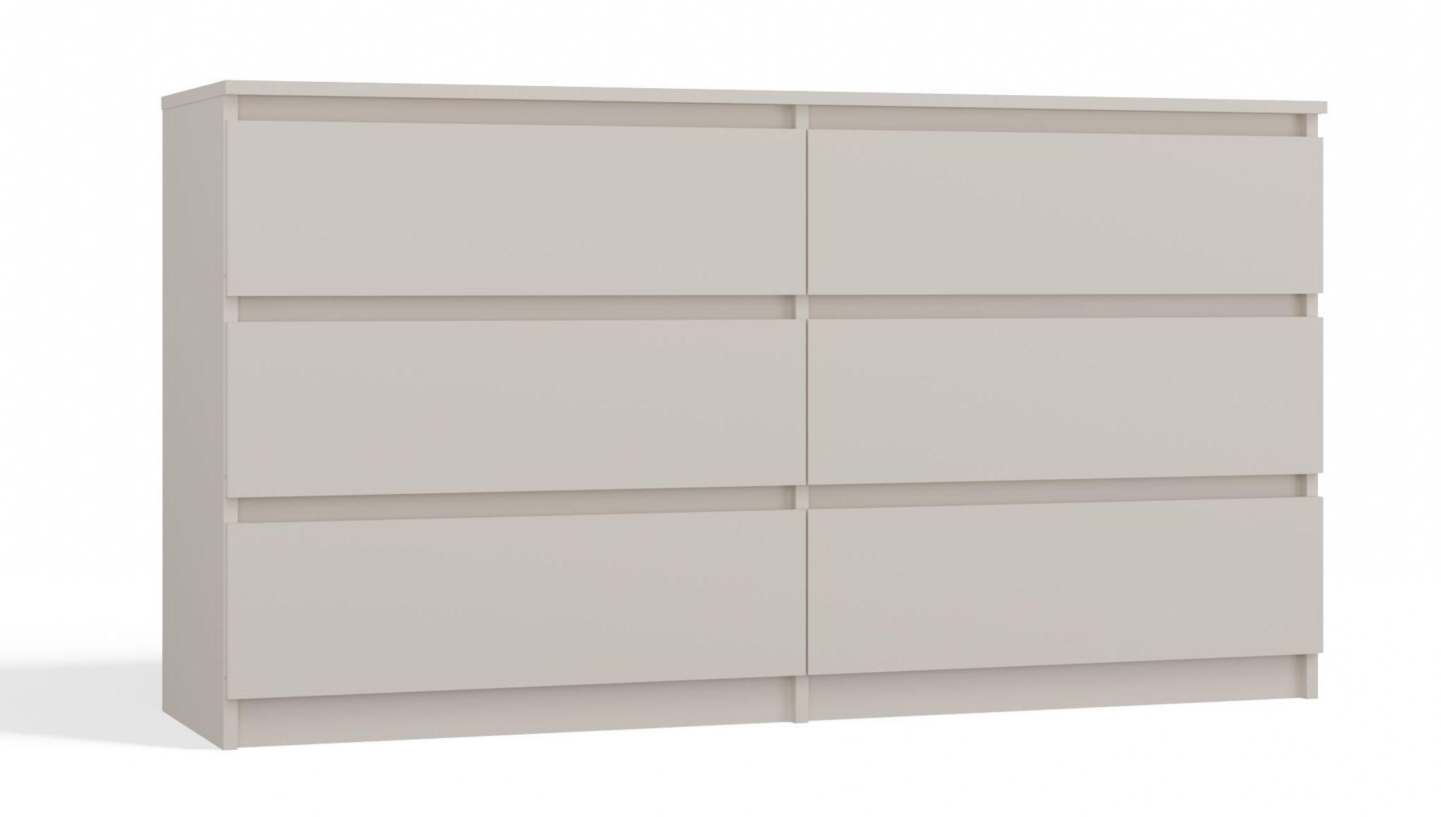 KOMMODE MALWA M6 140 - KASCHMIRBEIGE - Kaschmir, Holzwerkstoff (138/75/40cm) - CDF