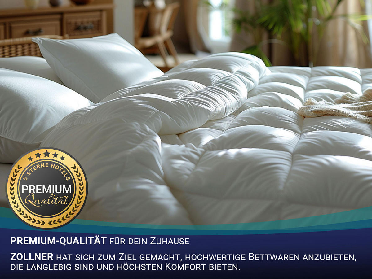 BETTDECKE, 135x200 cm, 100% Baumwolle - Weiß, Textil (135/200cm) - Zollner