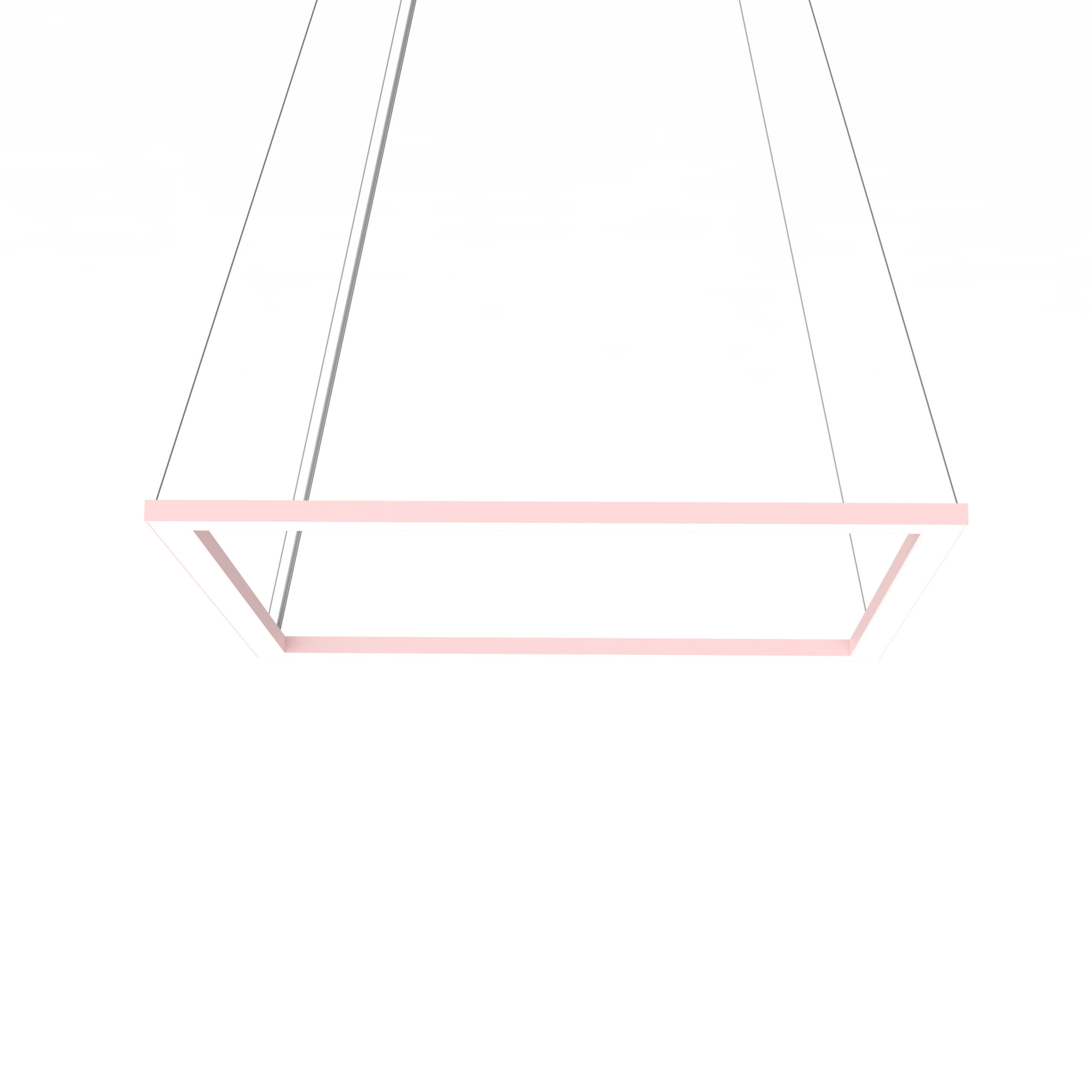 LED-HÄNGELEUCHTE - Pink, Metall (60/60/100cm) - Lumicom