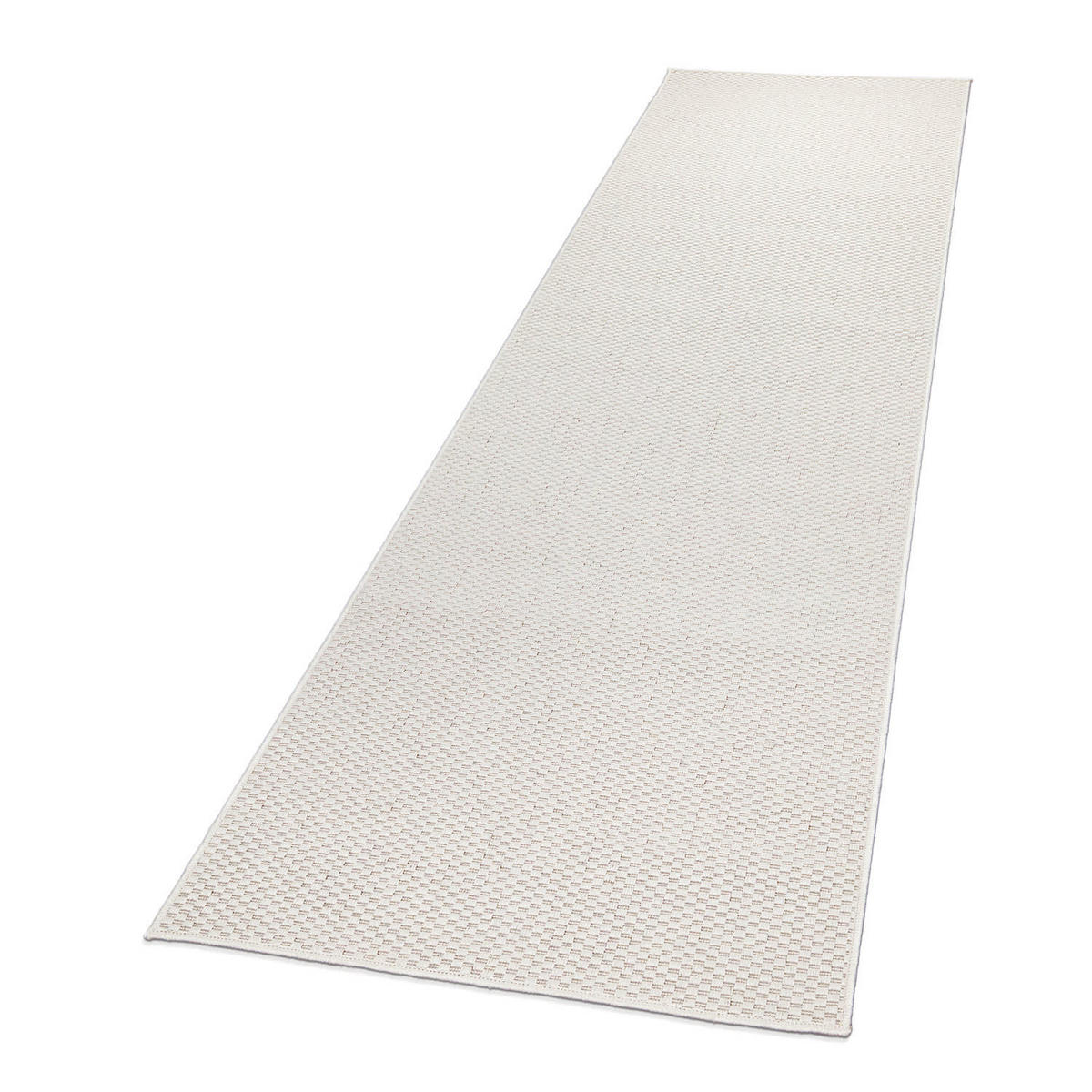 OUTDOORTEPPICH Elfenbein 80 x 250 cm - Weiß, Kunststoff (80/250cm) - TT Home