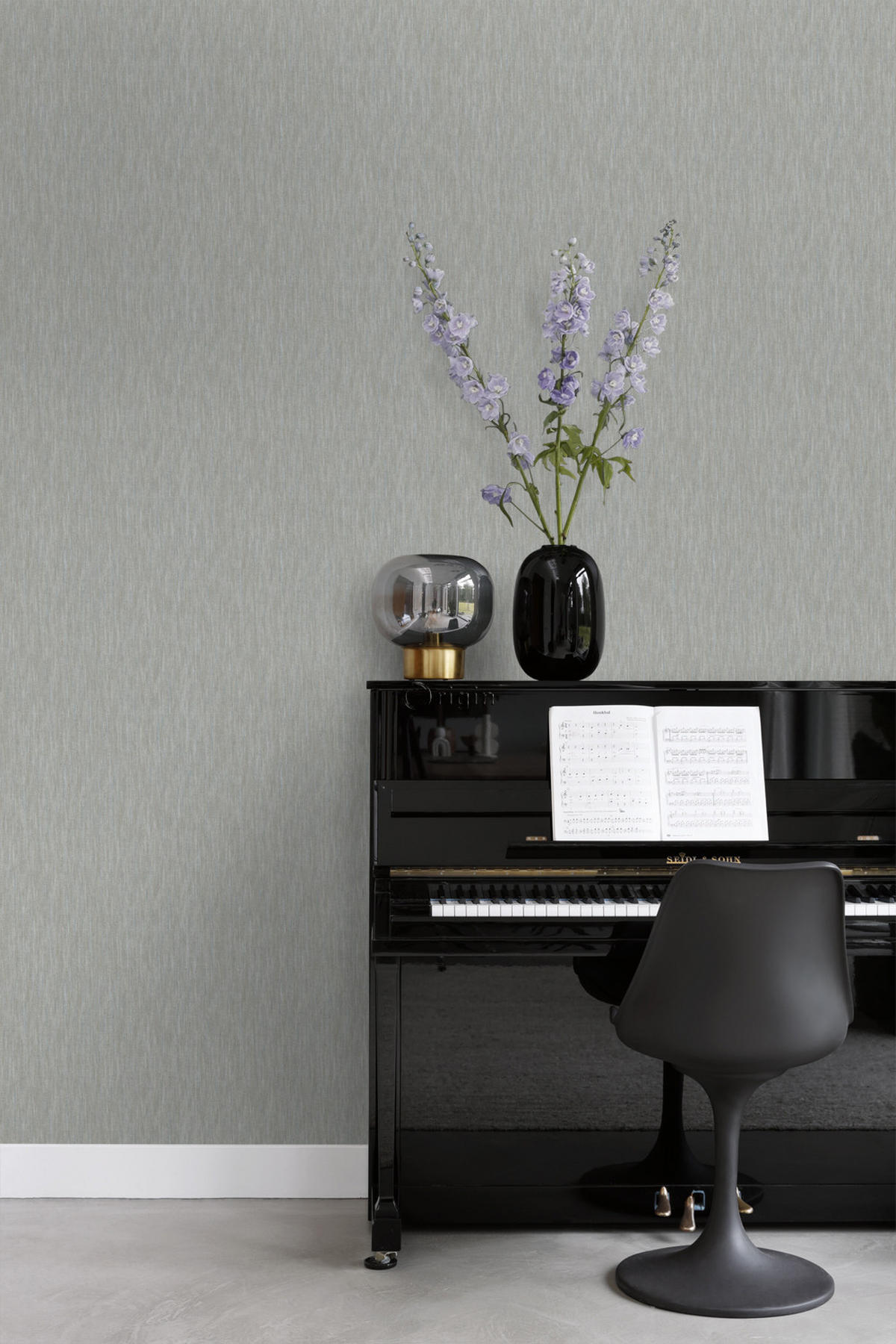 TAPETE 3D Grasmuster Leinen-Optik 53 cm x 10.05 m - Braun, Papier (53/1000cm) - Origin Wallcoverings