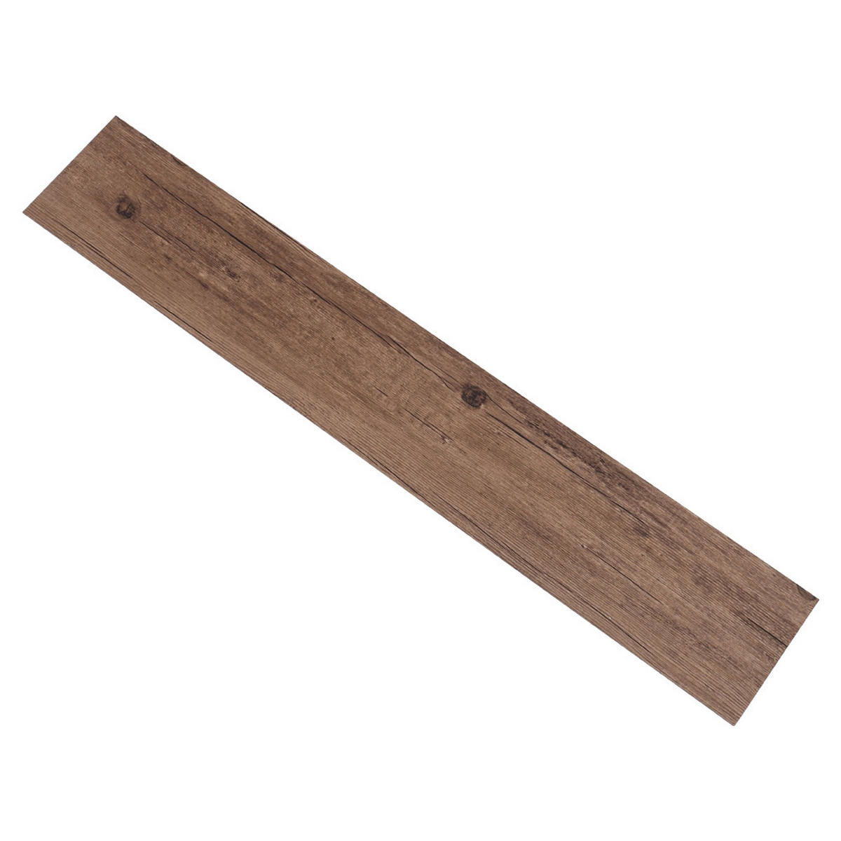 VINYLBODEN 5m²/36-TLG. selbstklebend PVC - Dunkelbraun, Kunststoff (0.2/91.5/15.2cm) - Livingandhome