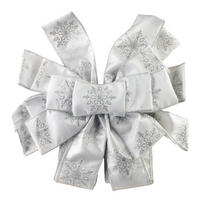 SCHLEIFE Santa Lila Weiß 32x32x130 cm Kunststoff - Weiß, Kunststoff (32/130/32cm) - Mondex