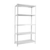 SCHRAUBREGAL PANDA TALL | HxBxT 200x100x30cm | 5 Fachböden | Fachlast 75kg | Weiß - Weiß, Metall (100/200/30cm) - PROREGAL