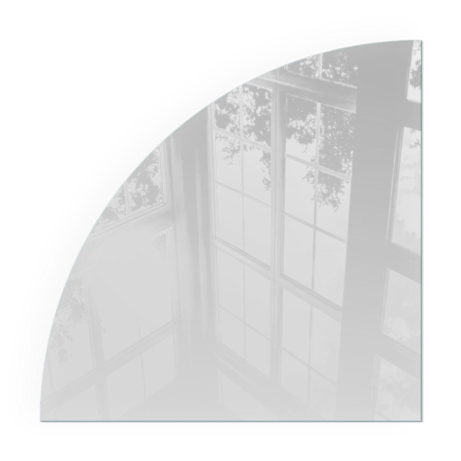 GLASPLATTE für Kamin 100x100 cm - Grau, Glas (100/100/0.4cm) - TULUP