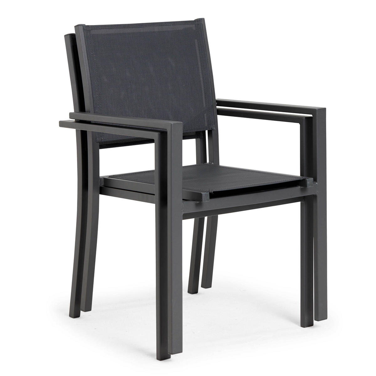 GARTENSET 9-tlg., Grau - Grau, Metall - Oviala