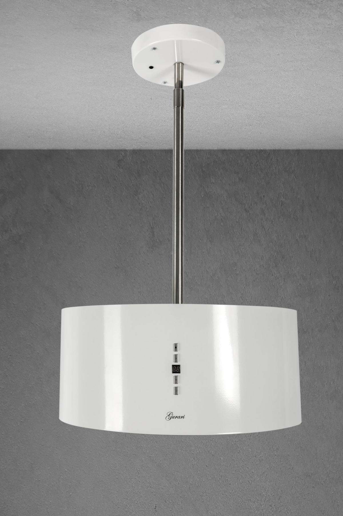 DUNSTABZUGSHAUBE GCH I 237 50 WH + Umluftset, 50 cm Weiß - Weiß, Metall (50/20/50cm) - Gurari