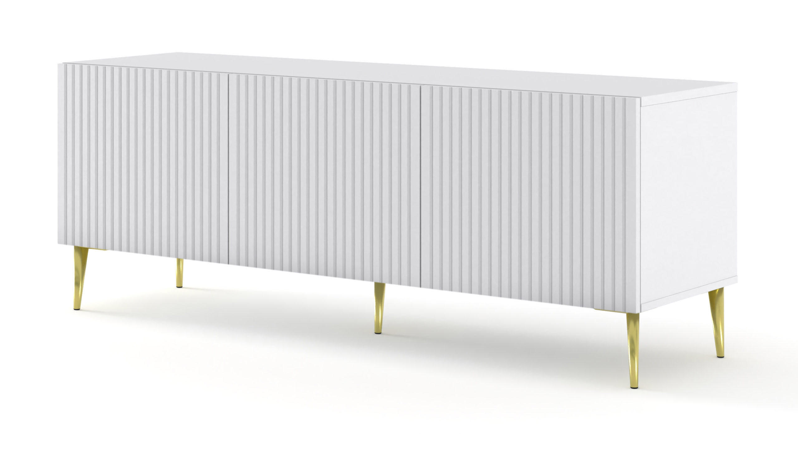 Raumhirsch Furniture TV Weiß 150x56x42 cm