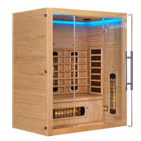 INFRAROTKABINE Kiruna160 mit Dual Technologie - Naturfarben, Holz (160/190/105cm) - Artsauna