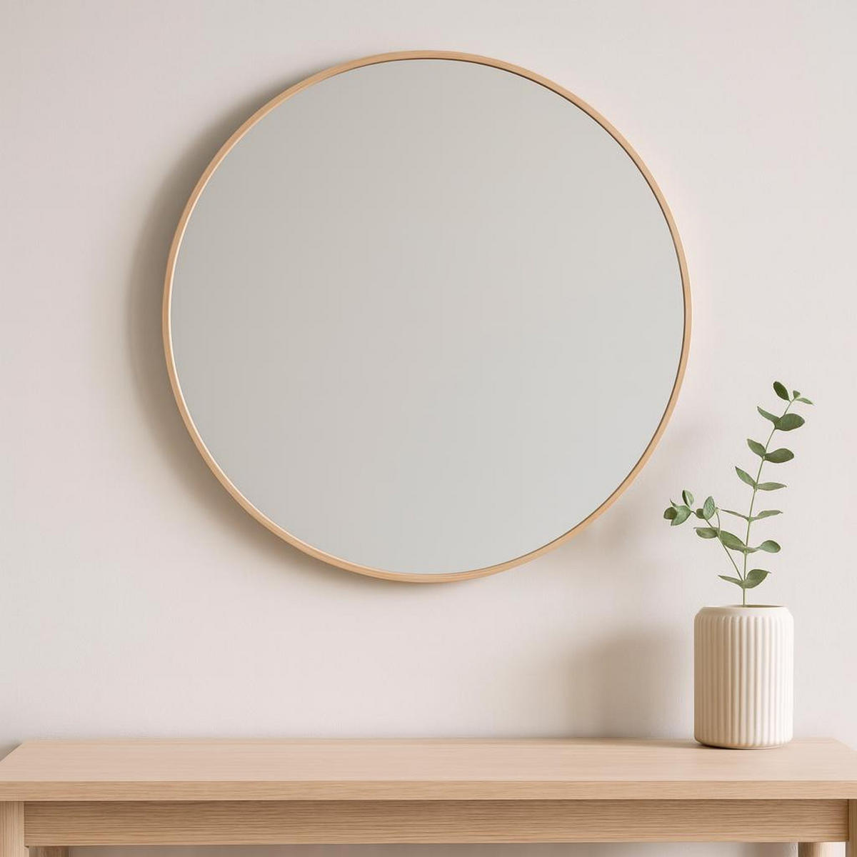 WANDSPIEGEL Soro 60/60/2,5 cm - Braun, Metall (60/2.5/60cm) - Home Styling Collection