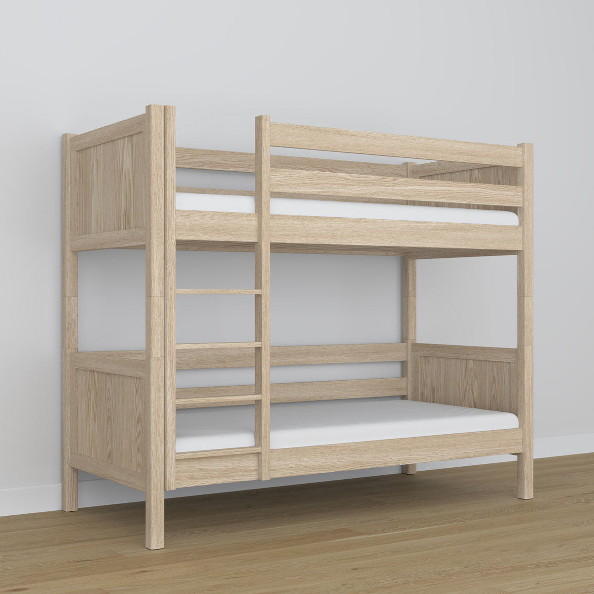 ETAGENBETT N02 Sonoma Eiche 90/200 - Sonoma Eiche, Naturmaterialien/Holz (90/200cm) - N-Wood