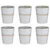 LATTE MACCHIATO GLAS (6er-Set) Artisan 320 ml - Rosa, Keramik (0.32L) - Butlers