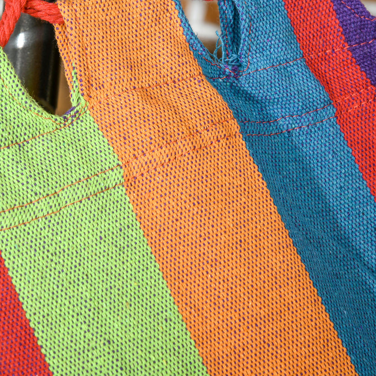 HÄNGEMATTE DE-13578 2-in-1 mit Wäscheständerfunktion Mehrfarbig - Multicolor, Metall (100/94/270cm) - ComfortXL