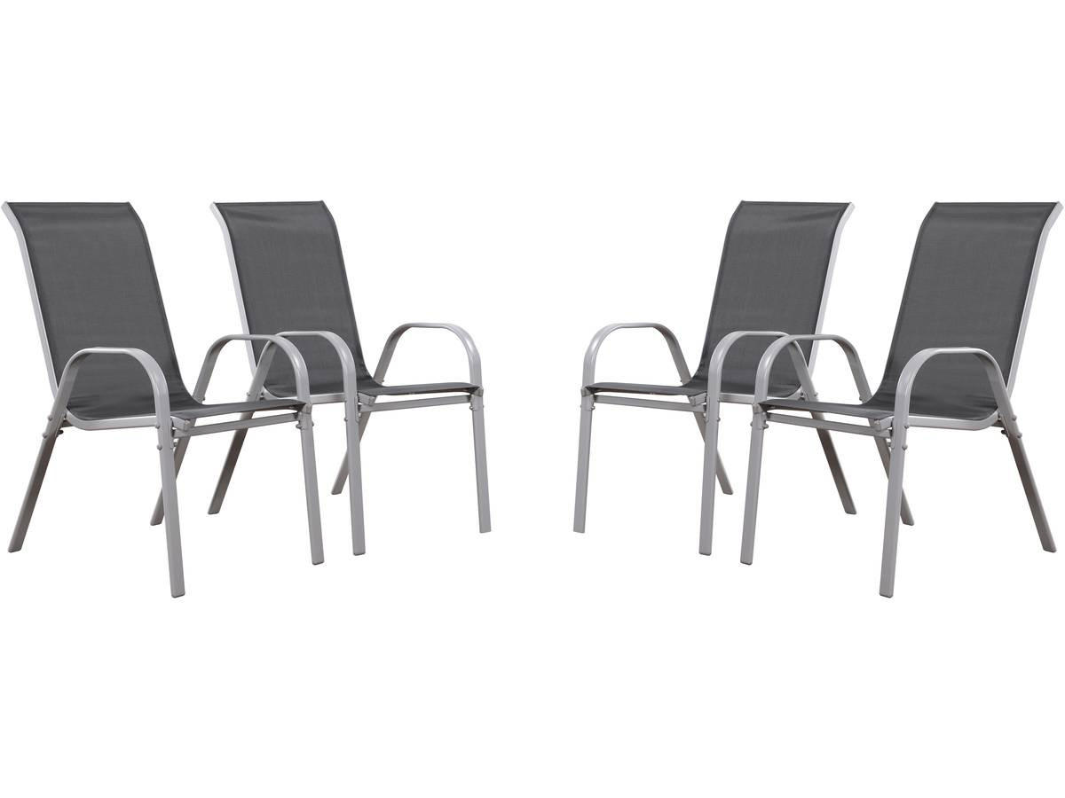 GARTENSESSEL cordoba Dunkelgrau - Dunkelgrau, Metall (75/92/53cm) - Habitat Garten