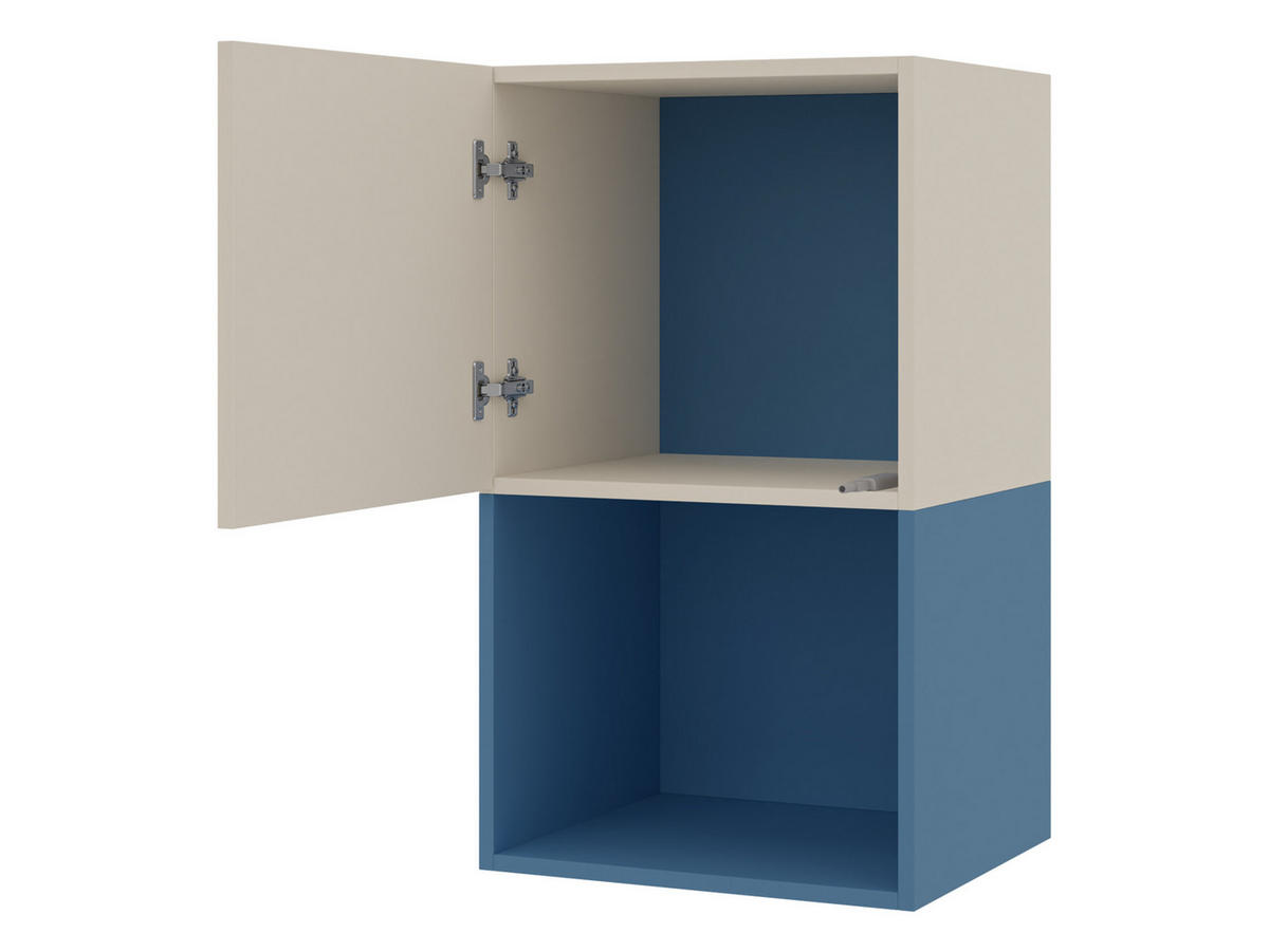 HÄNGESCHRANK Lorin LO14 - Kaschmir/Eichefarben, Holzwerkstoff (45/78/40cm) - MIRJAN24