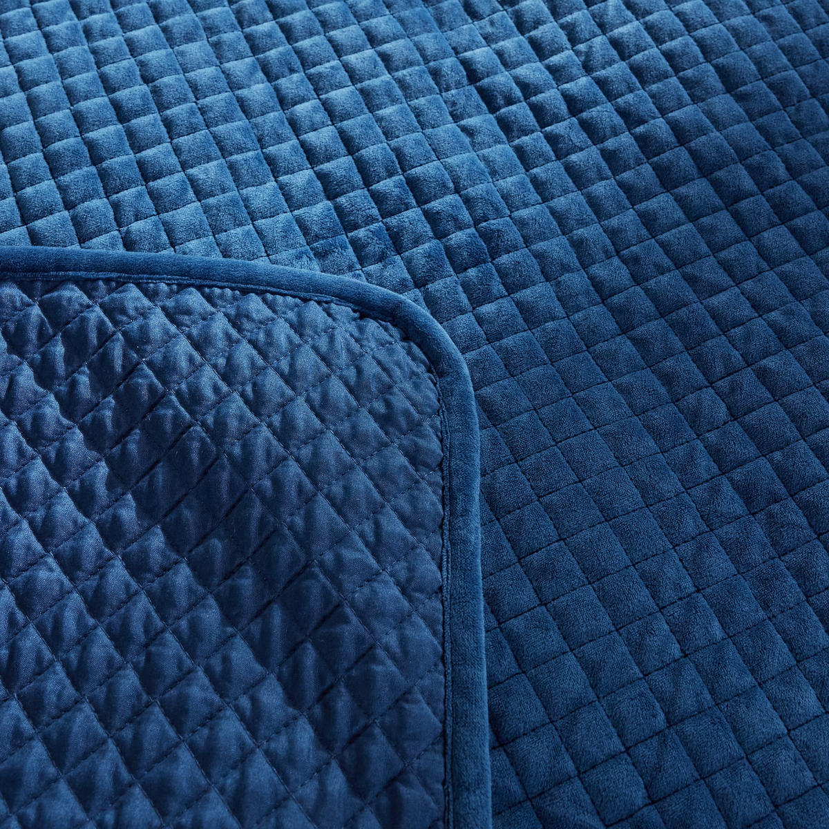 TAGESDECKE Plums - Dunkelblau, Textil (200/220cm) - home&you