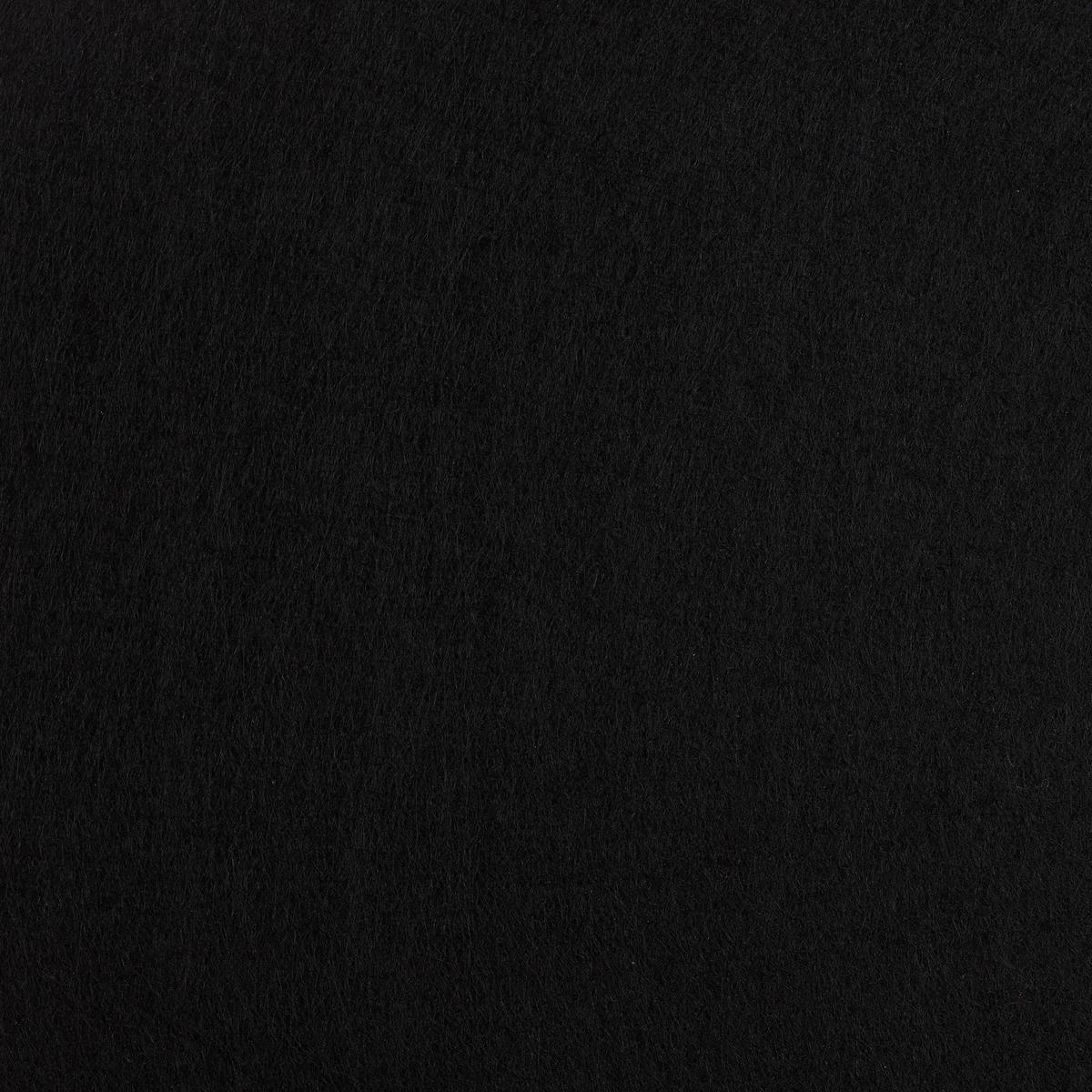 240XFILZGLEITER - Schwarz, Textil (20/20cm) - Relaxdays