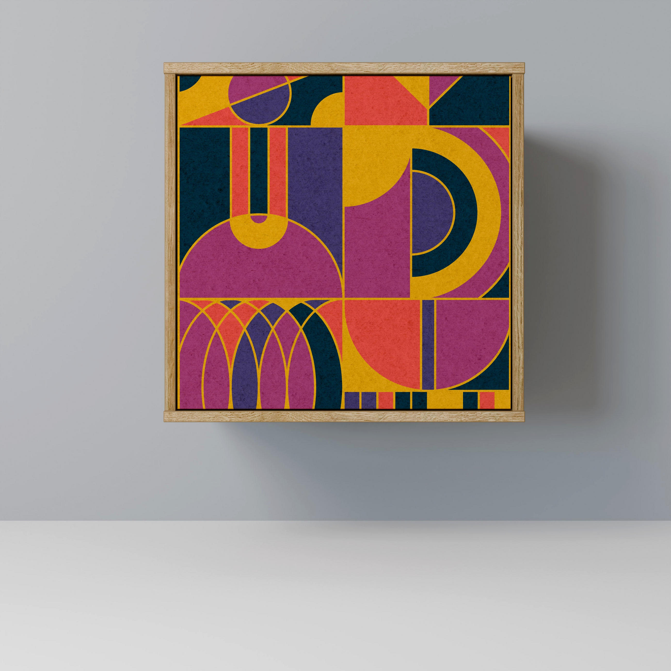 SpaceRebels Sideboard Eiche 57.5x57.5x42 cm
