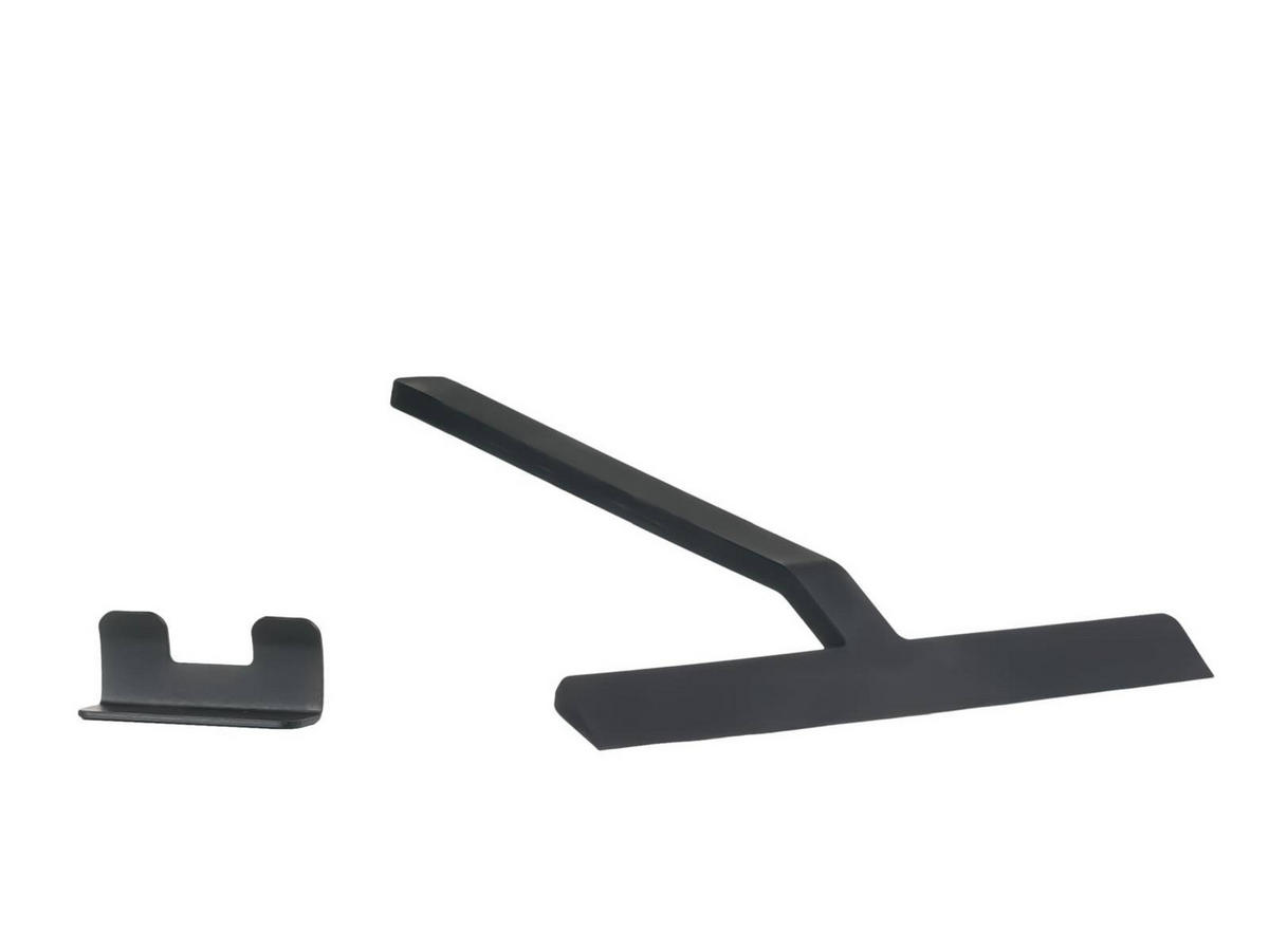 DUSCHABZIEHER Rim schwarz 22cm - Schwarz, Metall (3/23/22cm) - Zone Denmark