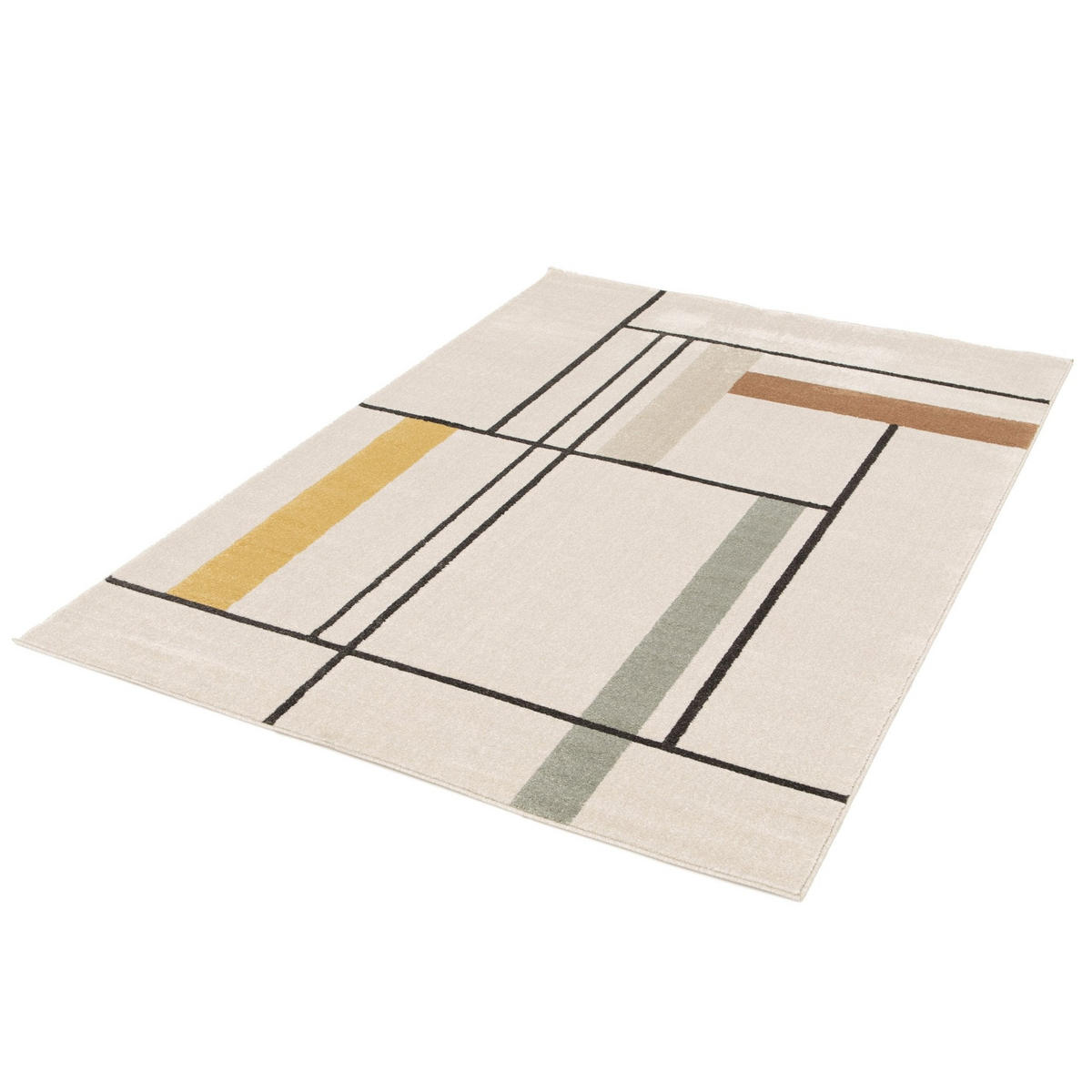 TEPPICH weich stark grafisch mehrfarbig - Multicolor, Textil (80/150cm) - AFK Living