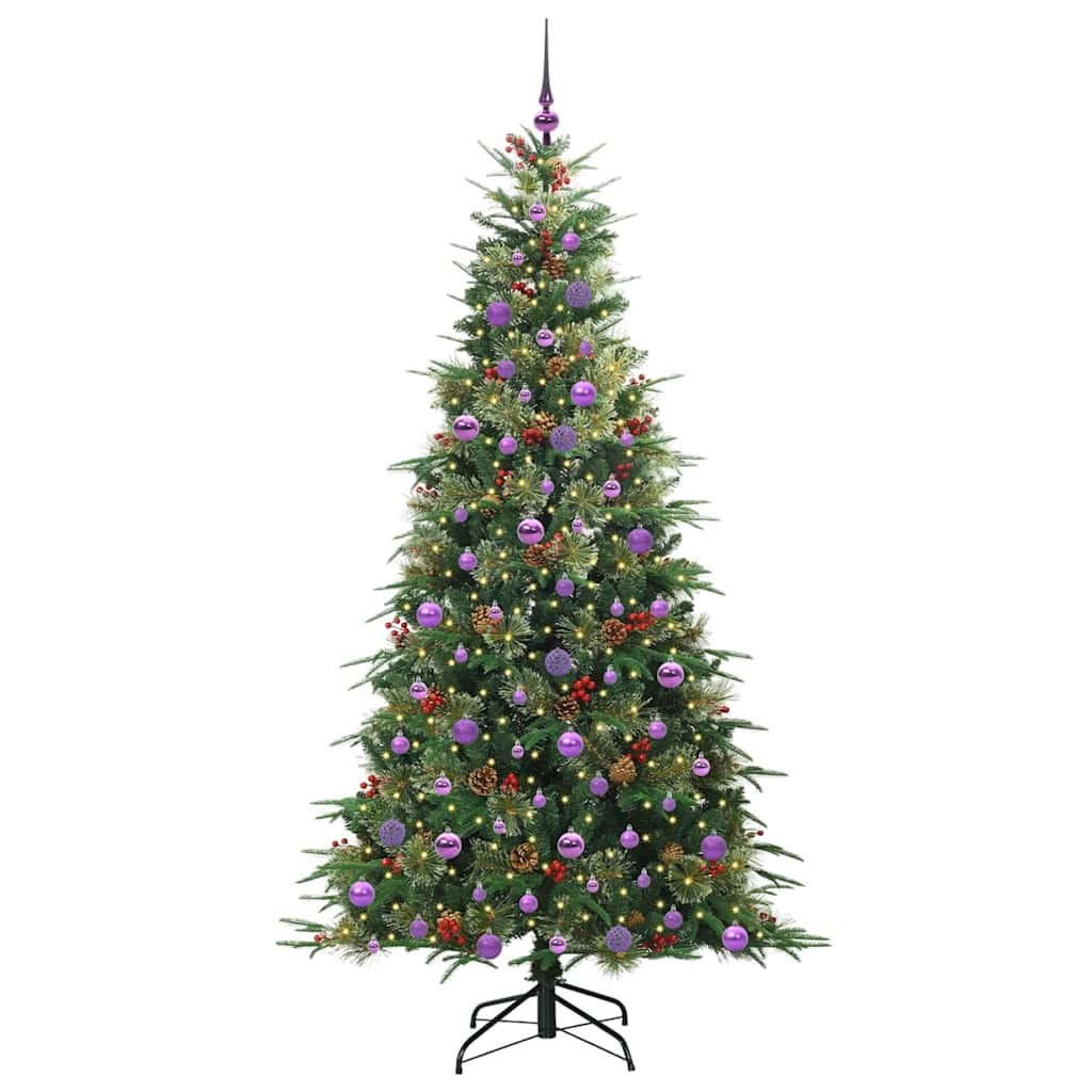 vidaXL Weihnachtsbaum Grün 210 cm