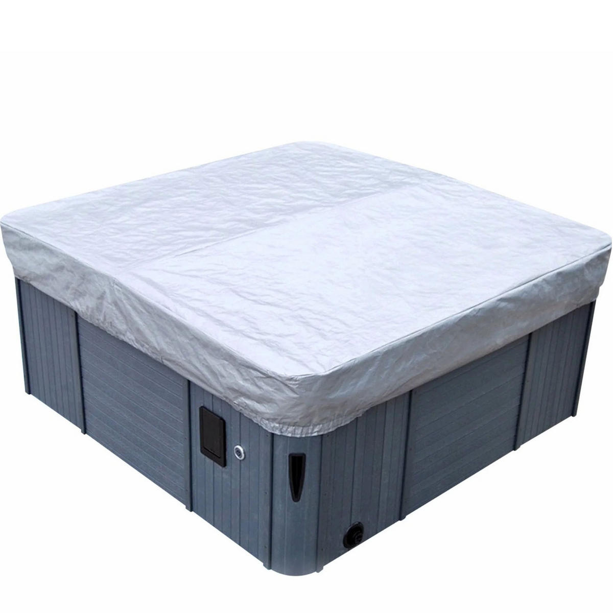 WHIRLPOOL-ABDECKUNG Schutzplane für Isolierabdeckungen - Silberfarben, Kunststoff (216/241cm) - Canadian Spa Company