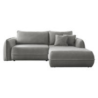 ECKSOFA Moho, Seite: Rechts - Schwarz/Grau, Holz/Kunststoff (254/162cm) - MIRJAN24