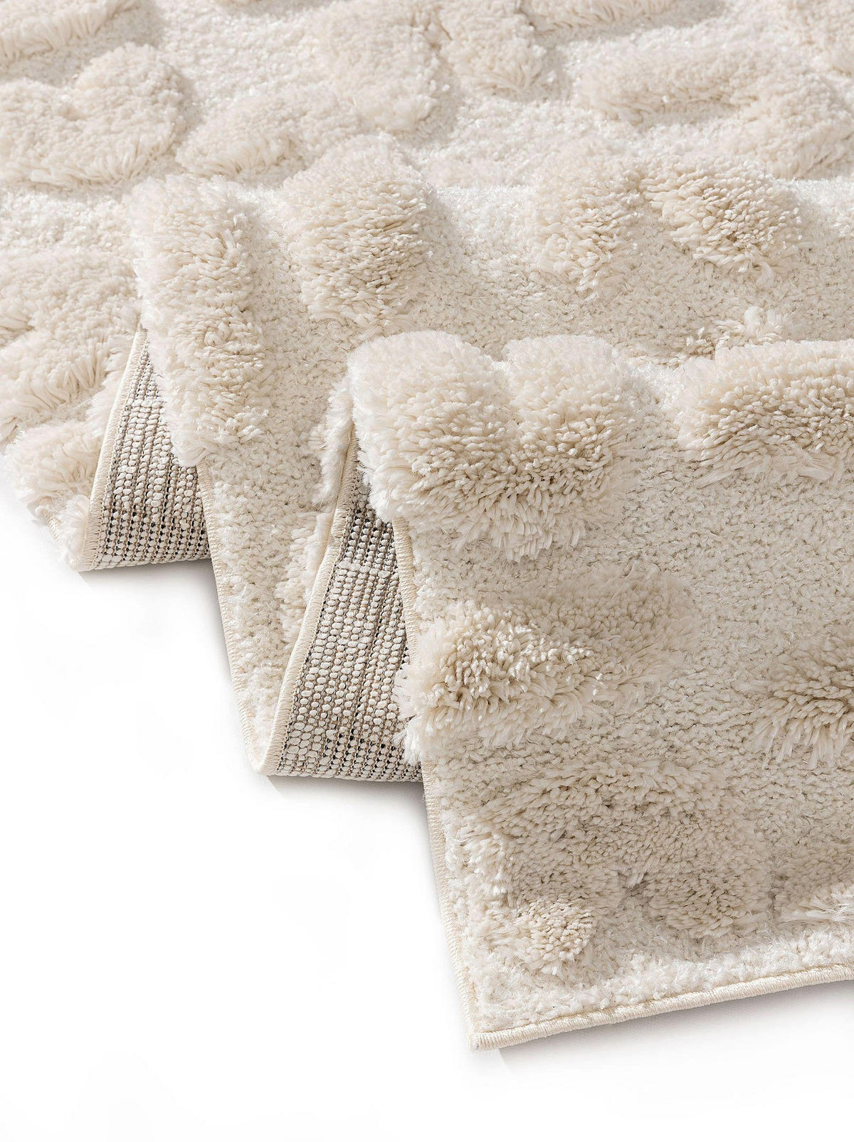 HOCHFLORTEPPICH Tibo Cream/Beige 160x230 cm - Creme, Textil (160/230cm) - benuta Pop