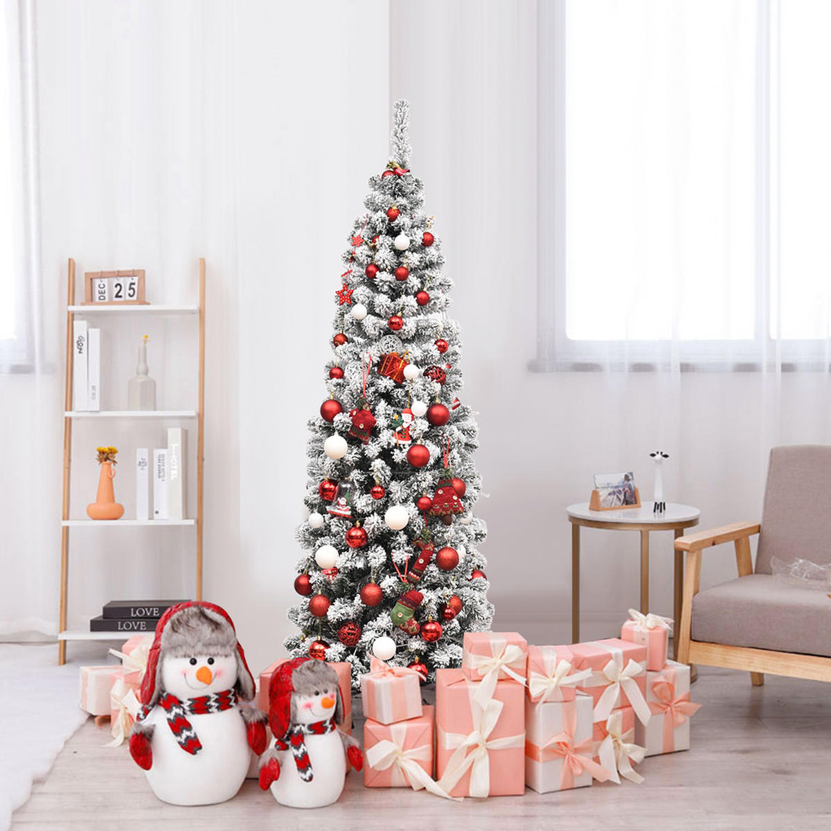 WEIHNACHTSBAUM Grün - Grün, Kunststoff (180cm) - COSTWAY