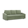SOFA Neo mit abgeschrägter Armlehnen olivgrün - Olivgrün, Textil (220/92/92cm) - SIMKAM Furniture