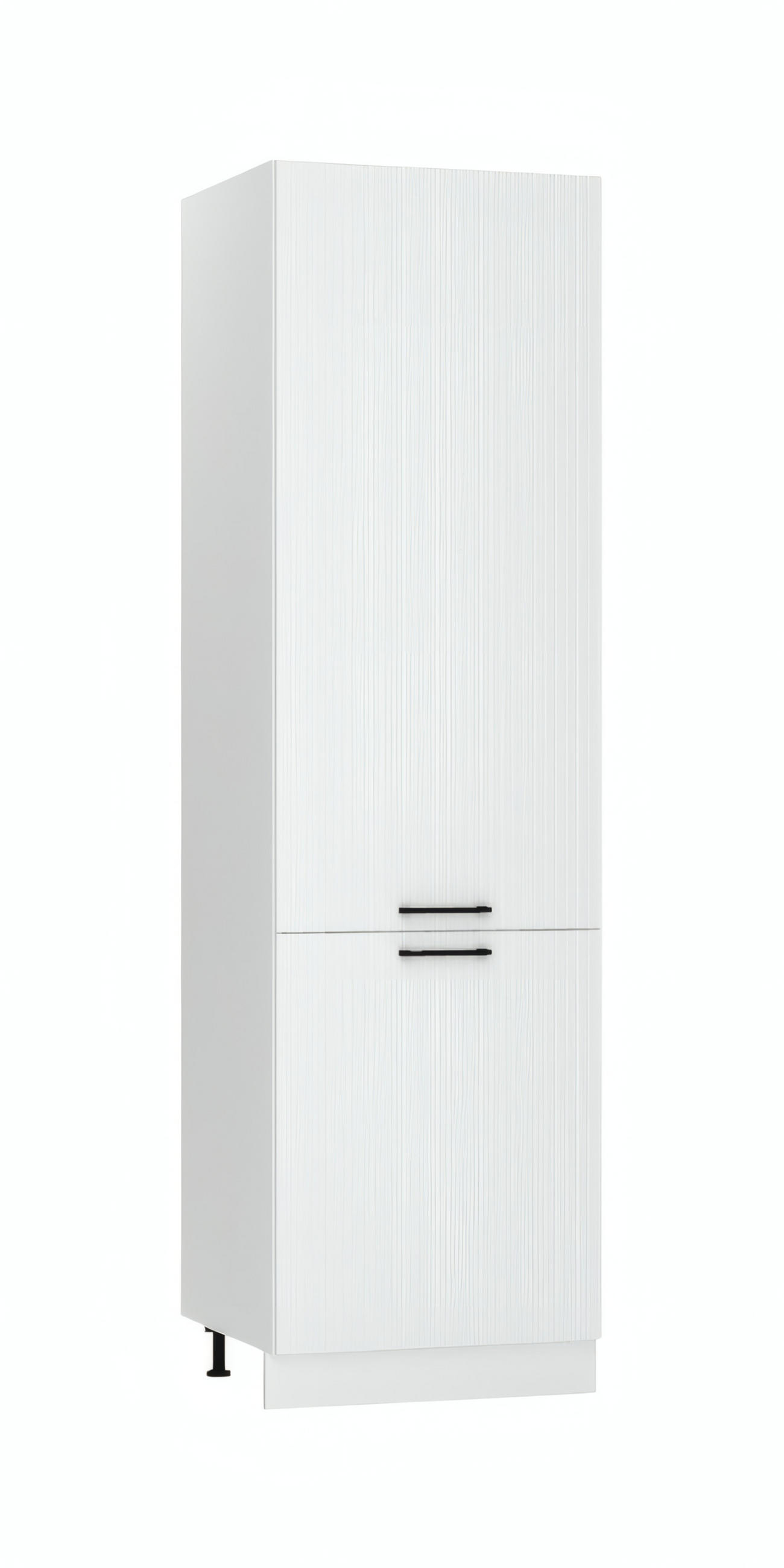 HOCHSCHRANK D60SŁ P/L - KENDRO - Hochwertiges Design Konzept - Weiß, Holz/Metall (60/213.3/56cm) - ROYAL24_MARKT