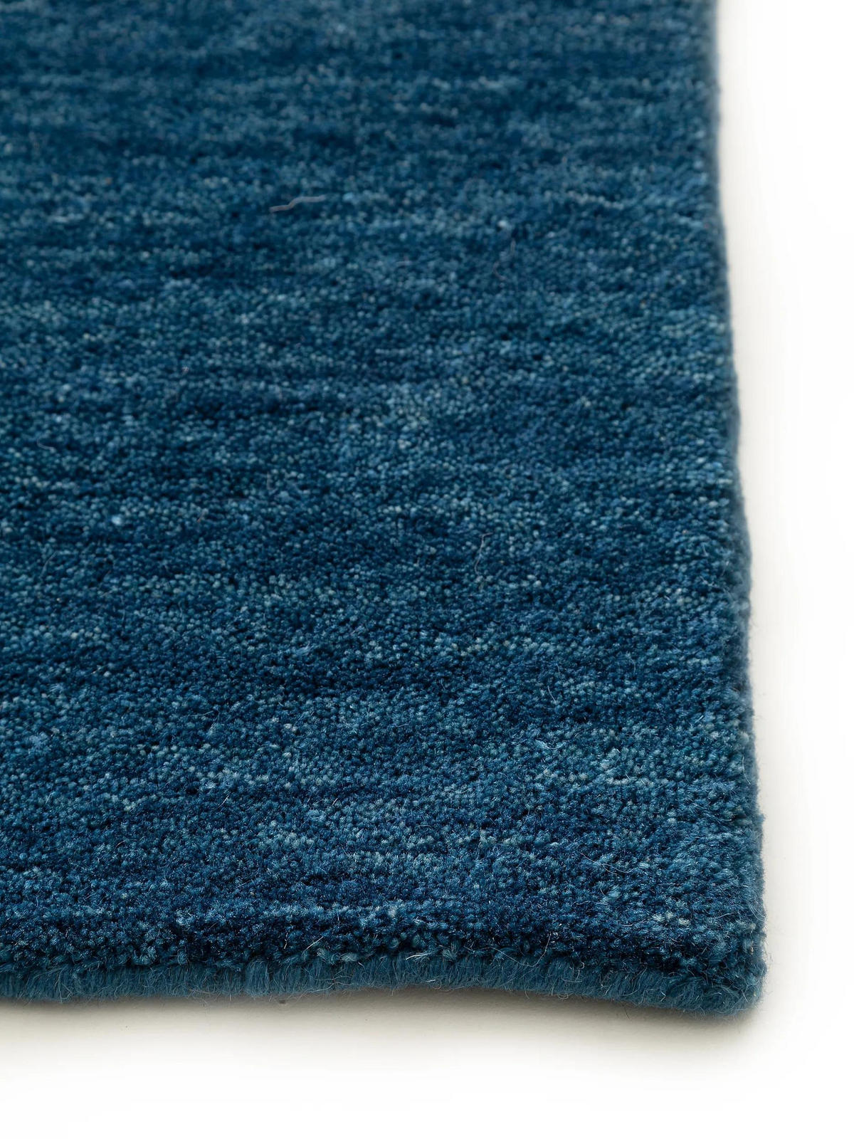 WOLLTEPPICH Jamal Blau 70x200 cm - Blau, Textil (70/200cm) - benuta Nest