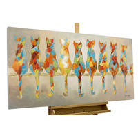 ÖLGEMÄLDE 120/60 cm - Multicolor, Holz/Textil (1.9/60cm) - KUNSTLOFT