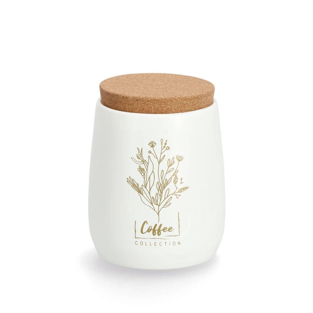 KAFFEEDOSE Coffee 750 ml - Weiß, Metall (10.7/13.2cm)