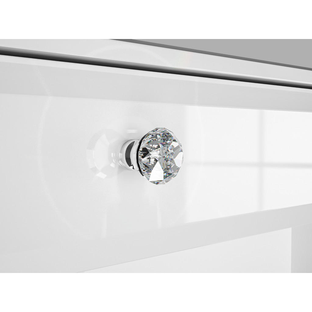 Thumbnail - Feldmann-Wohnen Schminktisch, Weiß, Holz, 1 Schubladen, Rechteckig,Rechteckig, 100x79x41 cm, Wohnzimmer, Wohnzimmertisch...