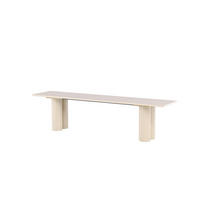 BANK OLIVIA Beige 180x40x45 cm - Beige, Holzwerkstoff (180/45/40cm) - FURNLUX