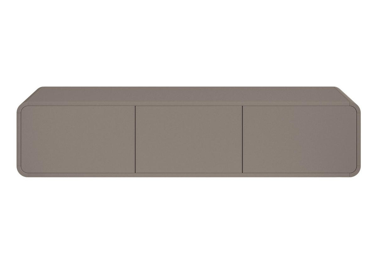 TV-HÄNGEBOARD Oro Dunkelbeige mit 3 Schubladen 154 cm - Beige, Holzwerkstoff (154/32.4/40cm) - Selsey