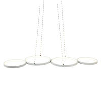 HÄNGELEUCHTE Sphäre 88/32/160 cm - Weiß, Metall (88/32/160cm) - Nettlife