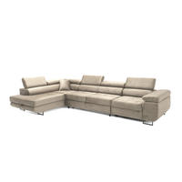 ECKSOFA WILD MAXI Links Beige - Beige, Holz (350/203cm) - Muffo