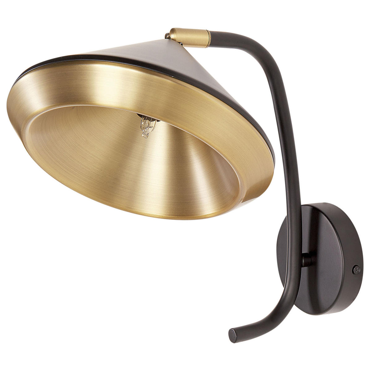 STRAHLER Schwarz/Kupfer Mokvi - Schwarz/Kupferfarben, Metall (20/28/30cm) - Beliani