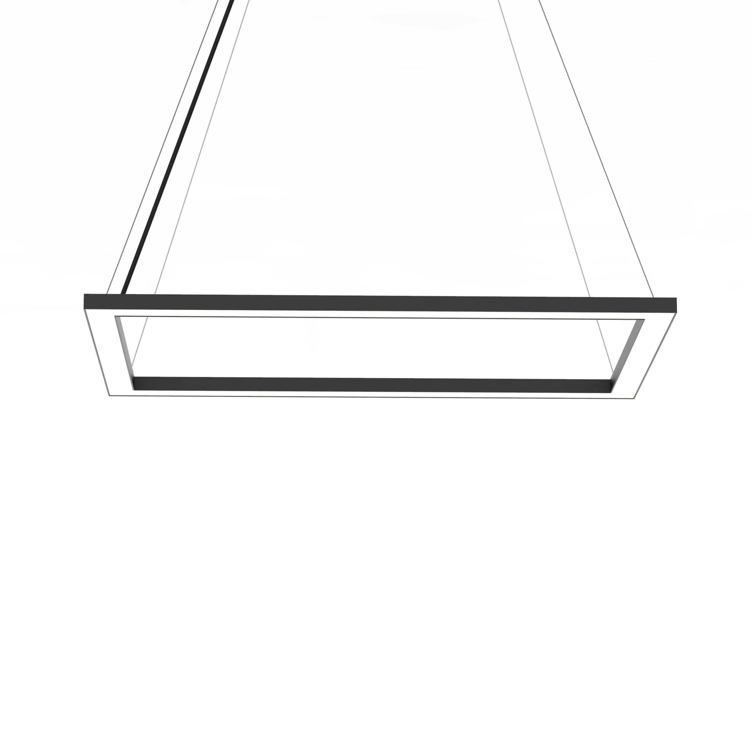 LED-HÄNGELEUCHTE - Schwarz Hochglanz, Metall (40/60/100cm) - Lumicom