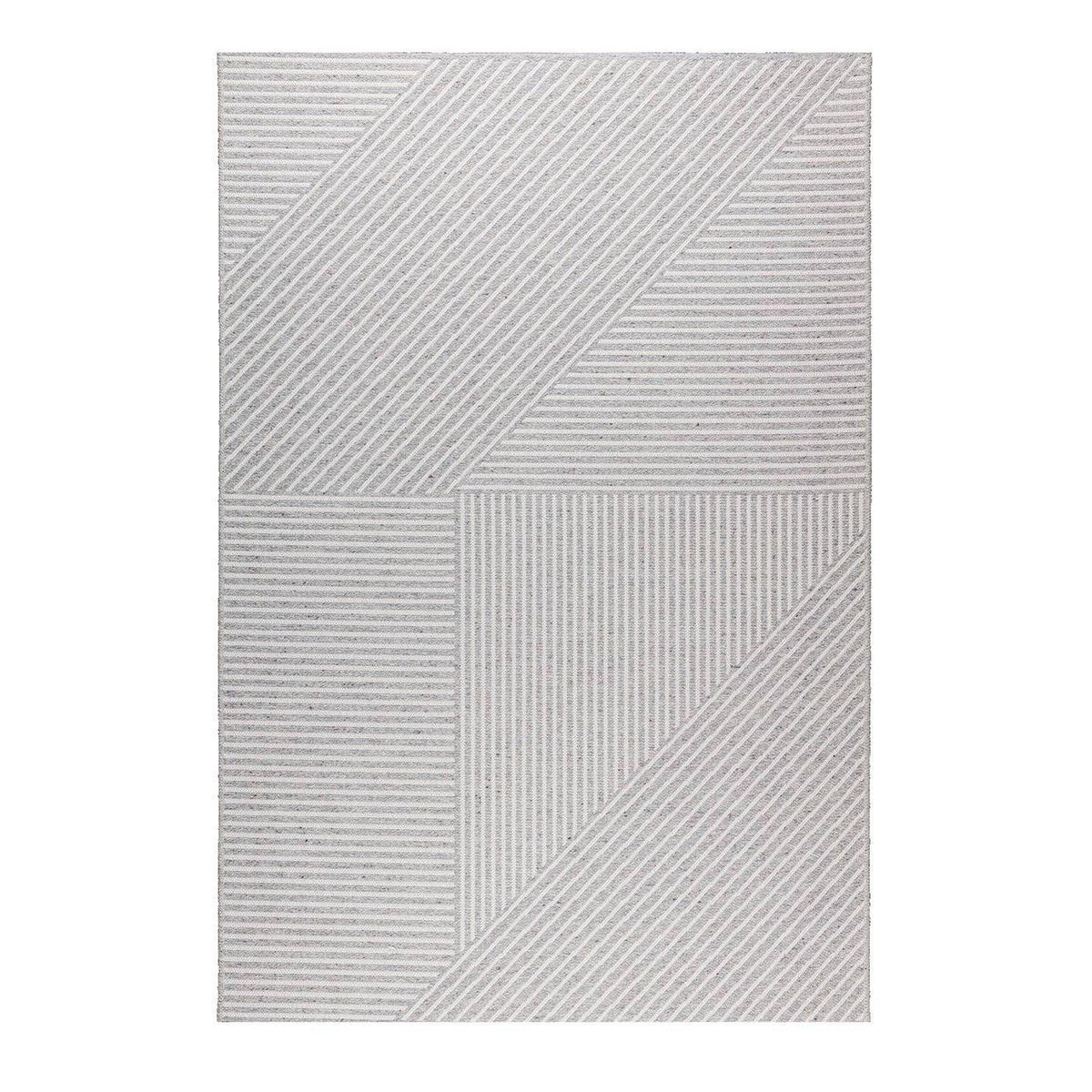 TEPPICH im Japandi-Stil grau - Grau, Textil (120/170cm) - AFK Living