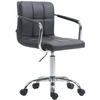 BÜROSTUHL Luca, Kunstleder Grau - Grau, Textil/Metall (52/88/44cm) - TPFLiving