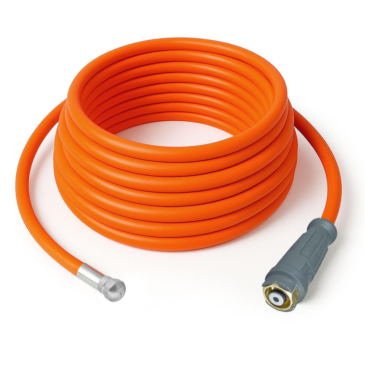 SCHLAUCH PipeJet 20M Pro - Schnellkupplung, 20 m, 250 bar, Düse 1/4", 4-Loch, austauschbar, für Hochdruckreiniger - Multicolor, Kunststoff/Metall (10/10/10cm)